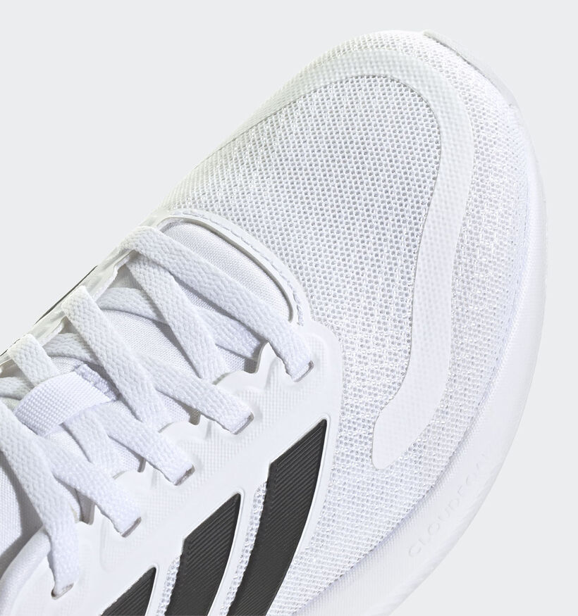 adidas Runfalcon 5 Witte Sneakers voor jongens (372593) - geschikt voor steunzolen