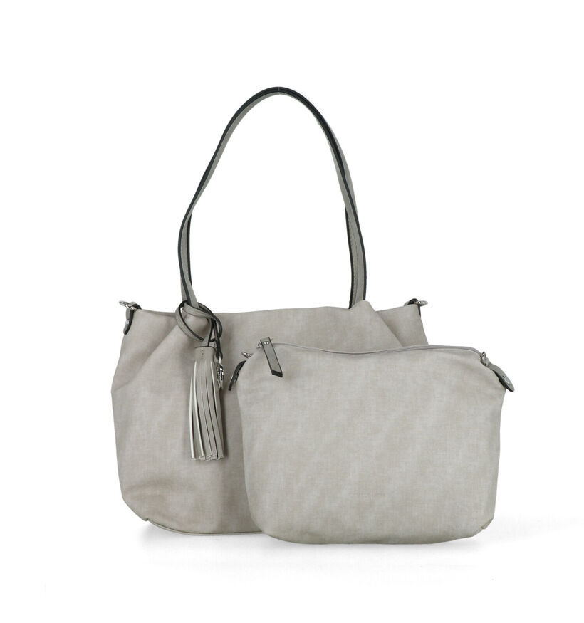 Emily & Noah Elke Blauwe Shopper tas met rits voor dames (340657)