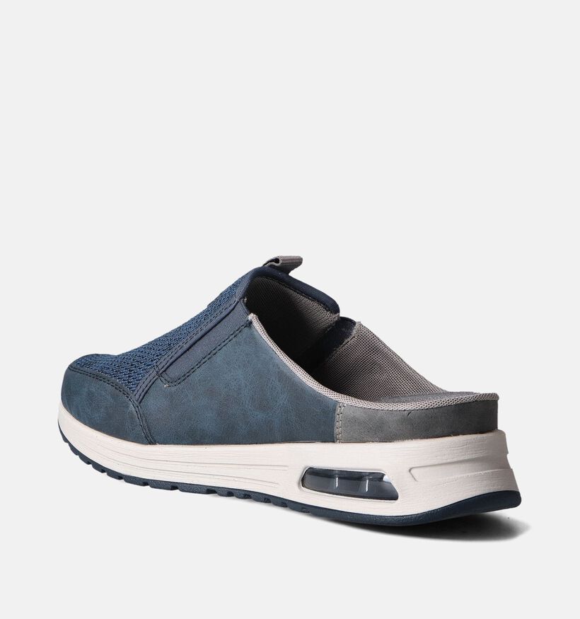 Rieker Nu-pieds casual en Bleu foncé pour hommes (354803) - pour semelles orthopédiques