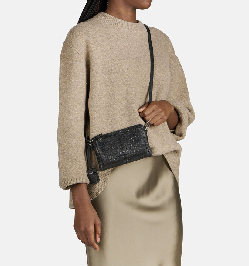 Burkely Colbie Sac port&eacute; crois&eacute; en Noir pour femmes (380461)