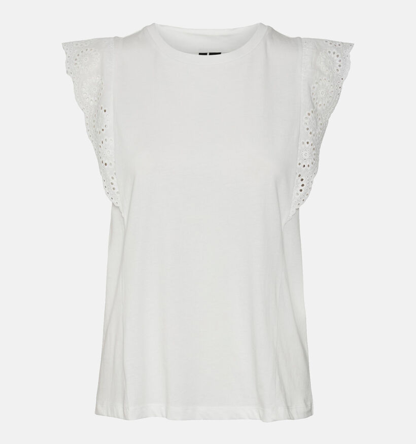 Vero Moda Hollyn Wit T-shirt voor dames (323837)