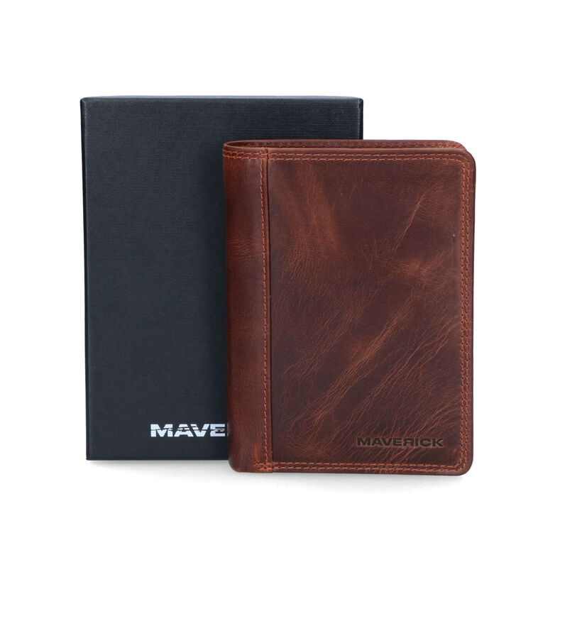 Maverick Portefeuille en Brun pour hommes (358812)