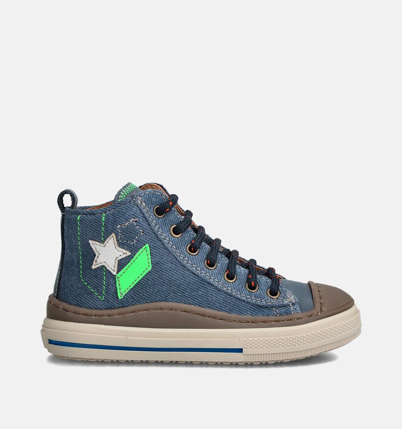 FR by Romagnoli Chaussures hautes en Bleu pour garçons (364839) - pour semelles orthopédiques