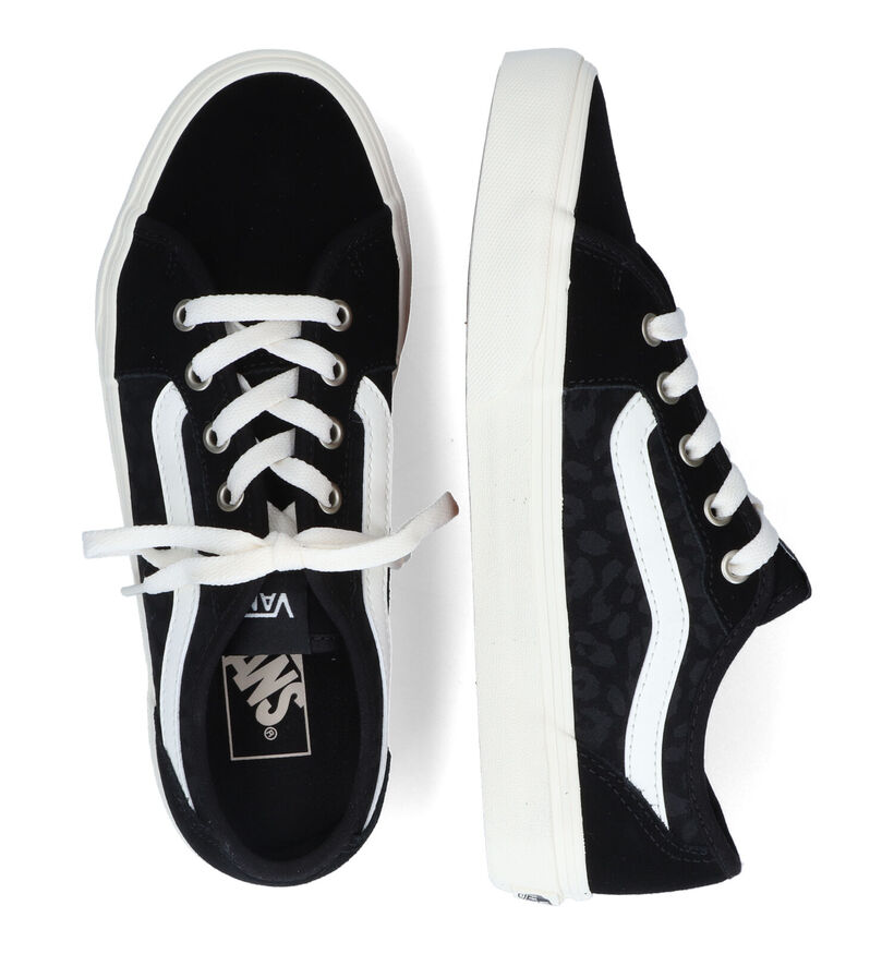 Vans Filmore Decon Baskets de skate en Noir pour femmes (328042)