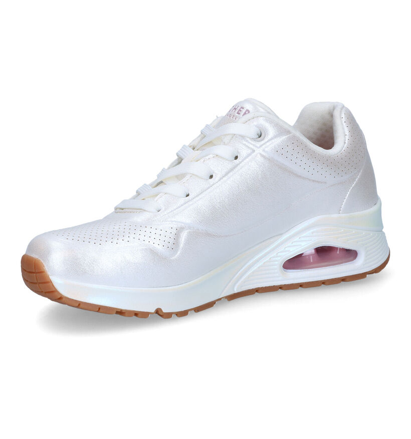 Skechers Uno Pearl Queen Baskets en Blanc pour femmes (352256) - pour semelles orthopédiques