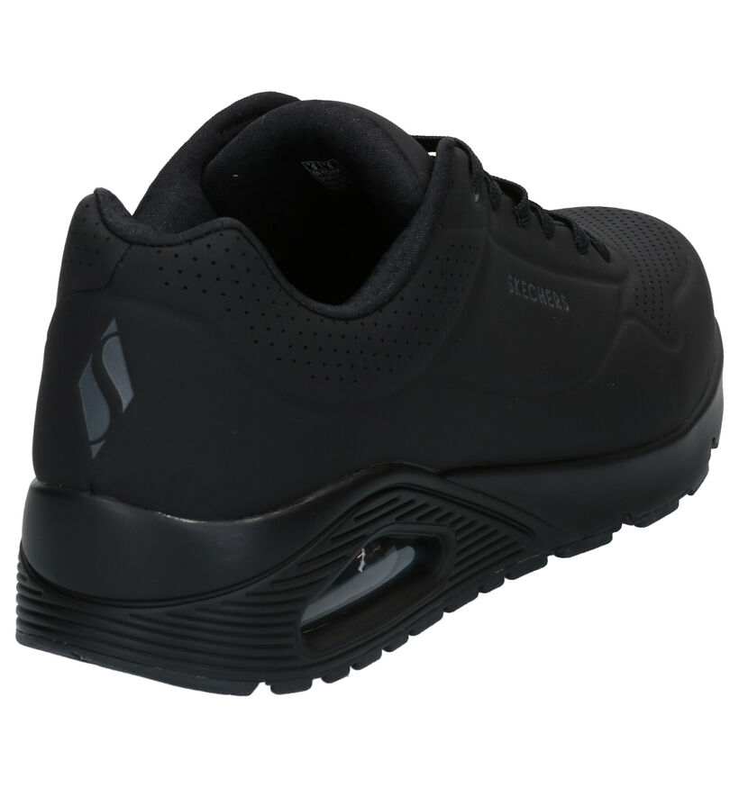 Skechers Uno Stand On Air Zwarte Sneakers voor heren (334159)