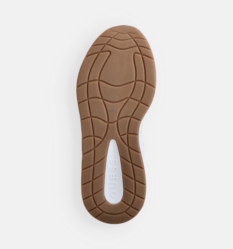 Guess Genga Baskets en Blanc pour femmes (366544) - pour semelles orthop&eacute;diques