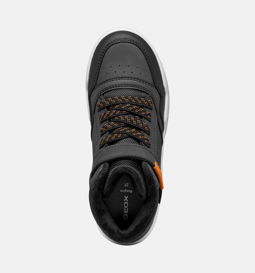 Geox Perth Boy Zwarte Sneakers voor jongens (377750) - geschikt voor steunzolen