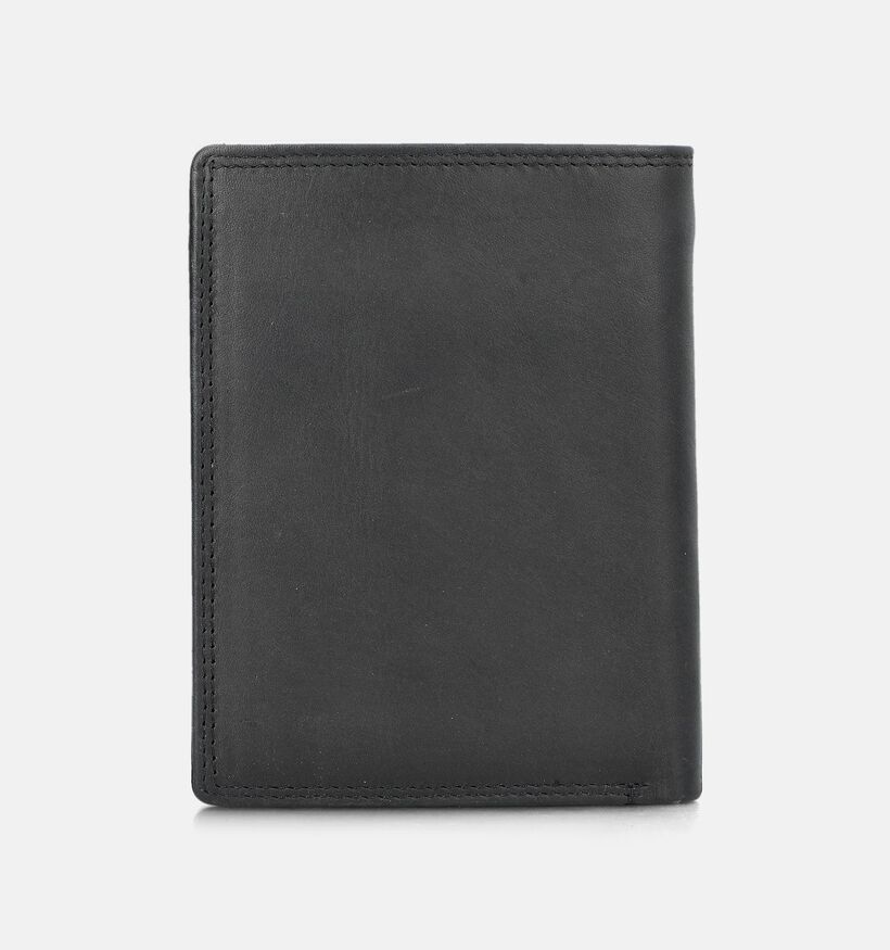 Euro-Leather Porte-monnaie en Noir pour hommes (381377)