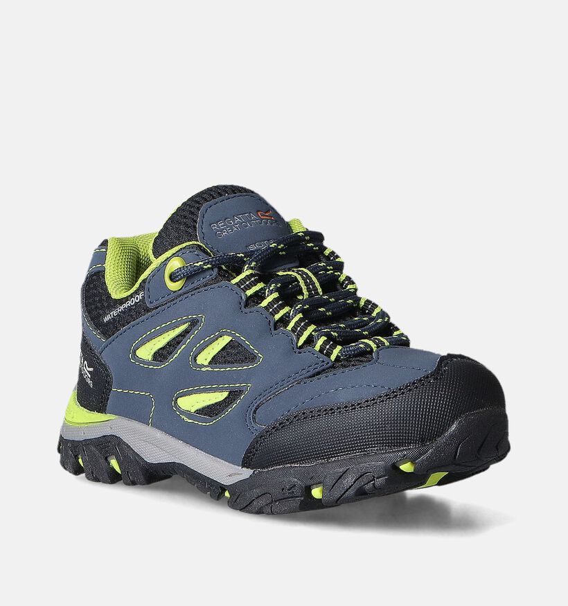 Regatta Holcombe Low Jnr Blauwe Wandelschoenen voor jongens (361292)