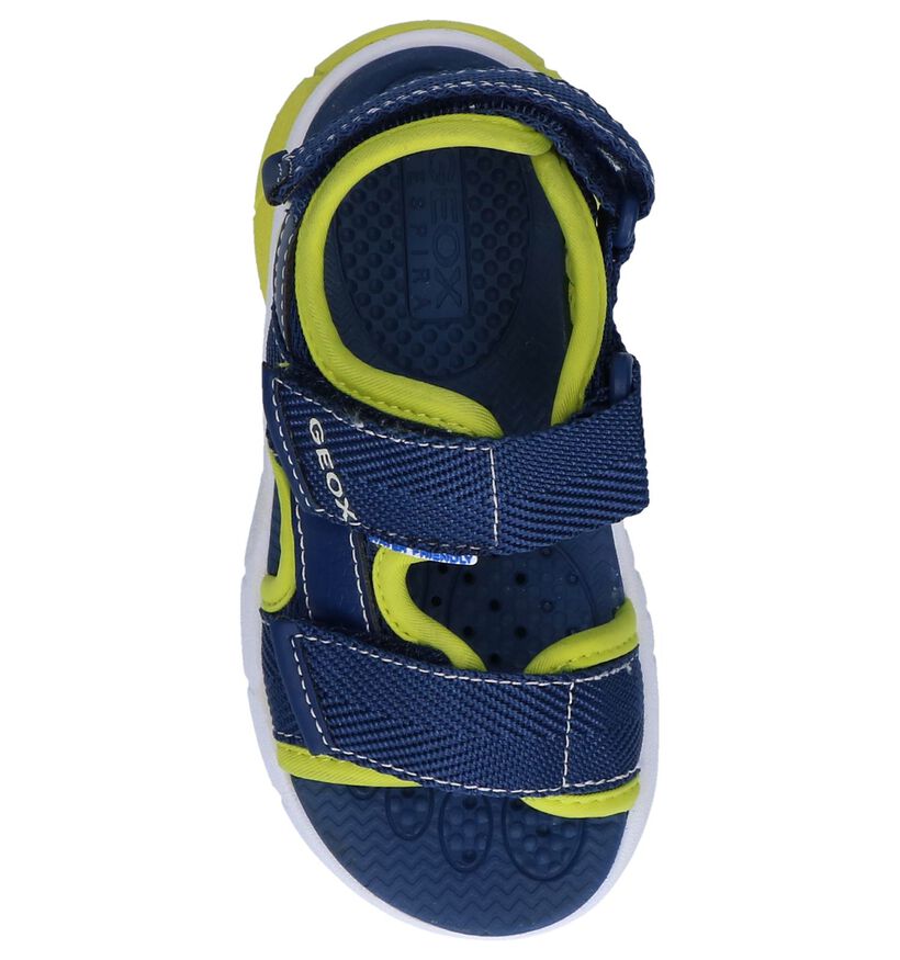 Geox Sandales de marche en Bleu foncé en textile (245006)