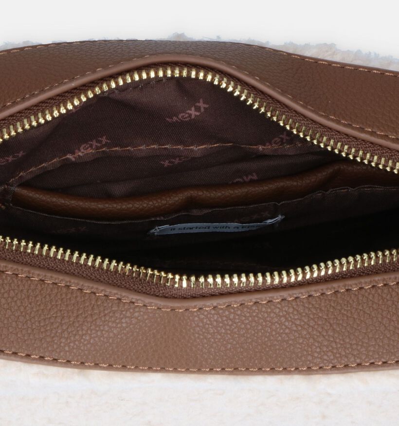 Mexx Sac port&eacute; crois&eacute; teddy en &Eacute;cru pour femmes (339316)