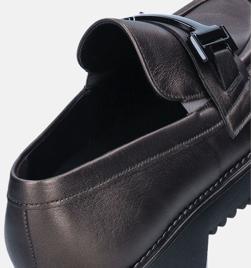 Gabor OptiFit Grijze Instappers voor dames (347034) - geschikt voor steunzolen