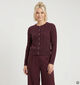 Vila Kerry Gilet en Bordeaux pour femmes (378473)