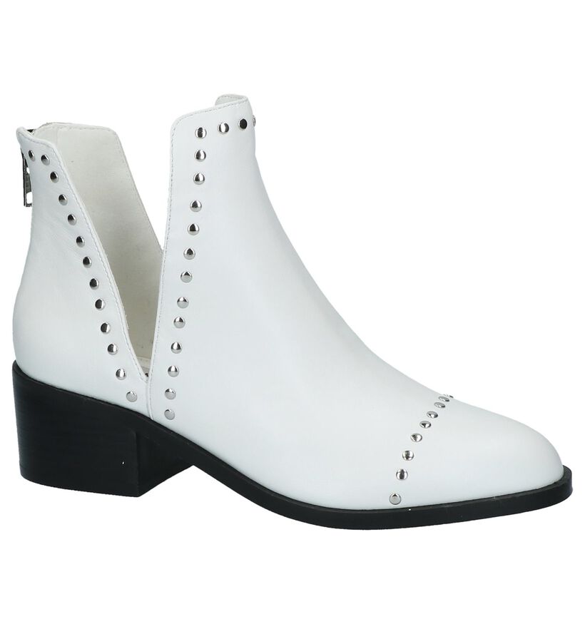 Steve Madden Conspire Witte Boots in leer (225273)