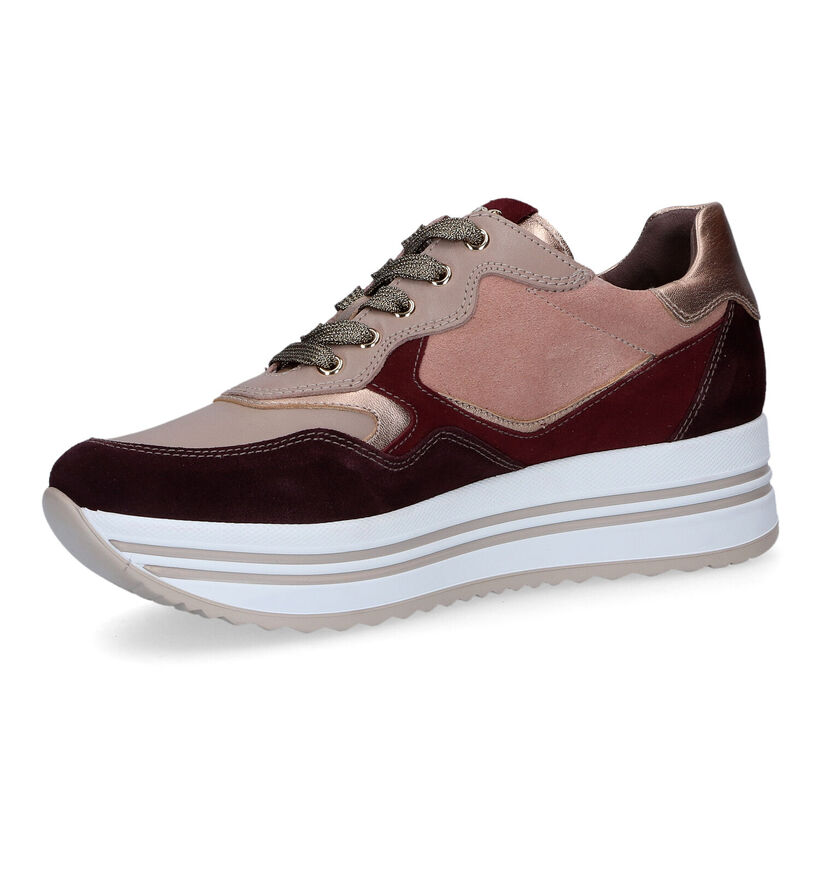 NeroGiardini Bordeaux Sneakers voor dames (314535) - geschikt voor steunzolen