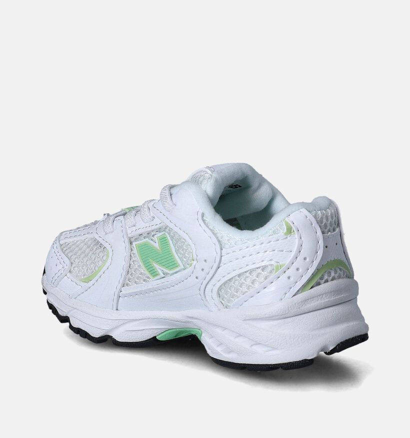 New Balance 530 Baskets en Argent pour filles, garçons (365013) - pour semelles orthopédiques