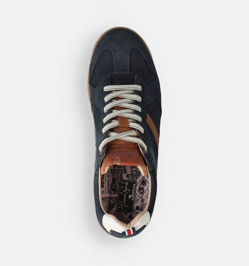 Bufflox Naples Donkerblauwe Veterschoenen voor heren (371974) - geschikt voor steunzolen