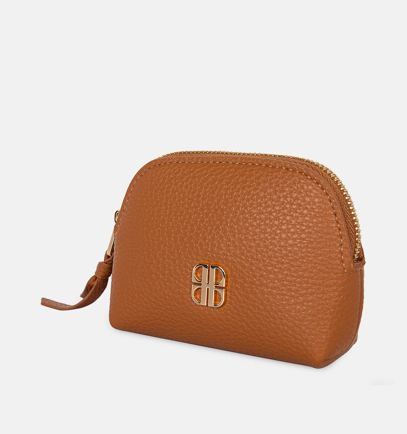 Laurent David Cognac/Gouden Geldbeugel voor dames (381586)