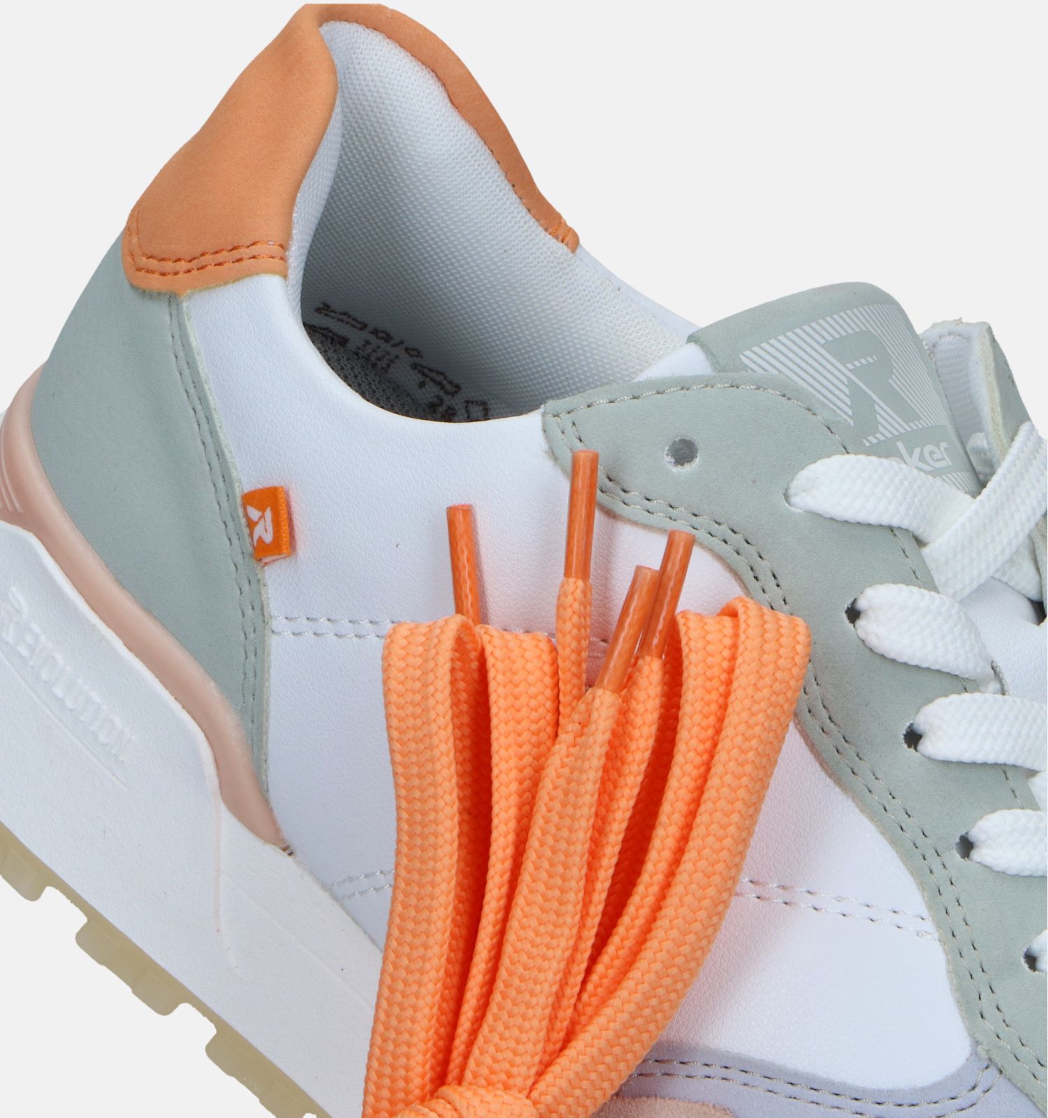 Rieker R Evolution Witte Sneakers voor steunzolen Dames Sneakers Online op TORFS.BE