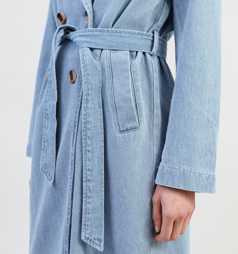 Vila Ci Trenchcoat en jeans en Bleu pour femmes (337655)