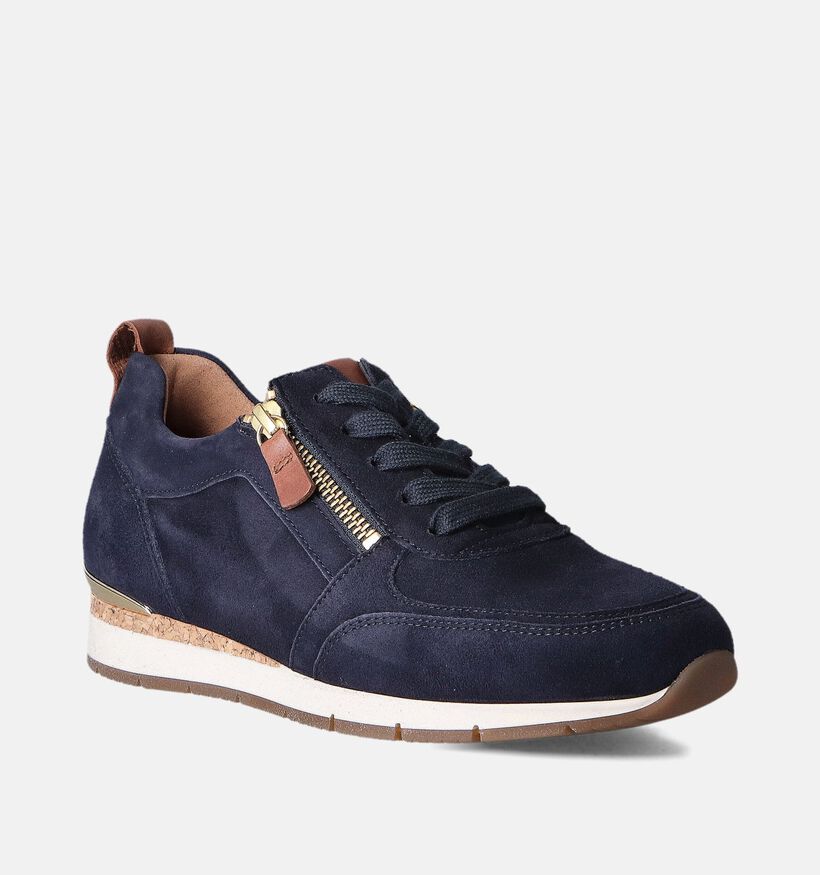 Gabor Best Fitting Blauwe Sneakers voor dames (355047) - geschikt voor steunzolen