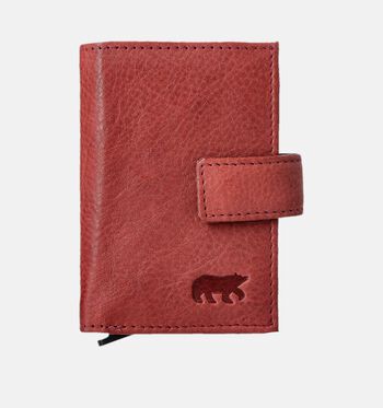 Bear Design Portemonnees Zwart/Geel/Cognac/Bruin/Rood/Groen