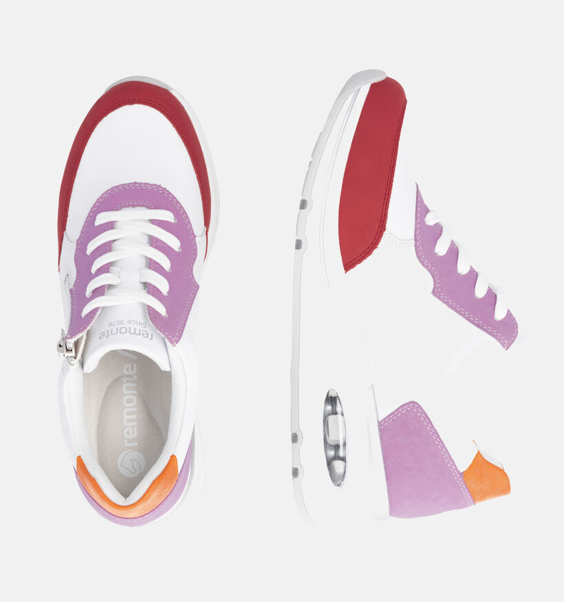 Remonte Baskets casual en Blanc pour femmes (354860) - pour semelles orthopédiques
