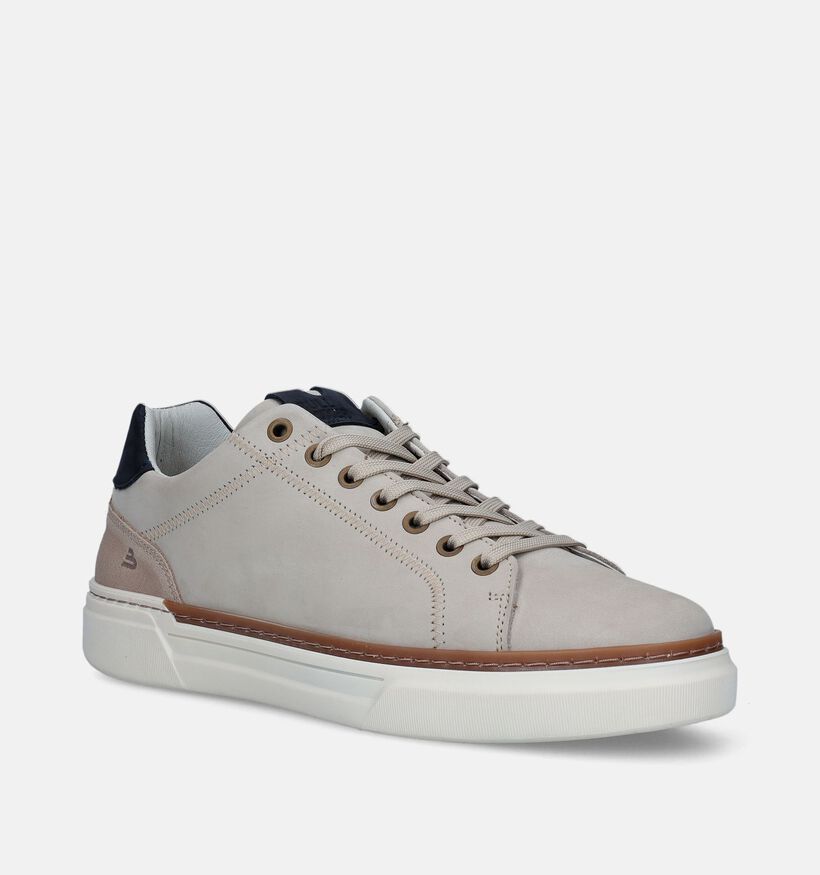 Bullboxer Beige Veterschoenen voor heren (344475) - geschikt voor steunzolen