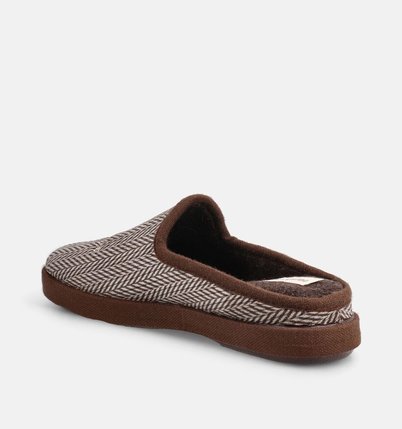Hush Puppies Dix Zeus Bruine Instappantoffels voor heren (378504)