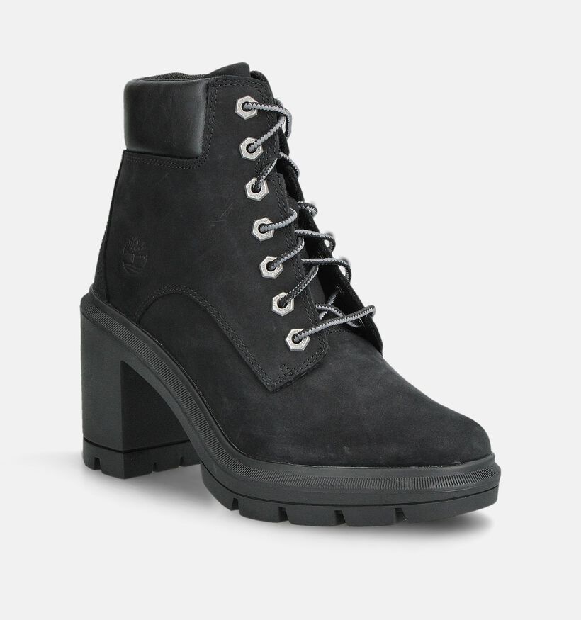 Timberland Allington Heights 6IN Bottines à lacets en Noir pour femmes (360165) - pour semelles orthopédiques