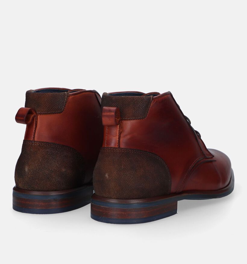 Berkelmans Alastaro Chaussures habillées en Cognac pour hommes (331387) - pour semelles orthopédiques