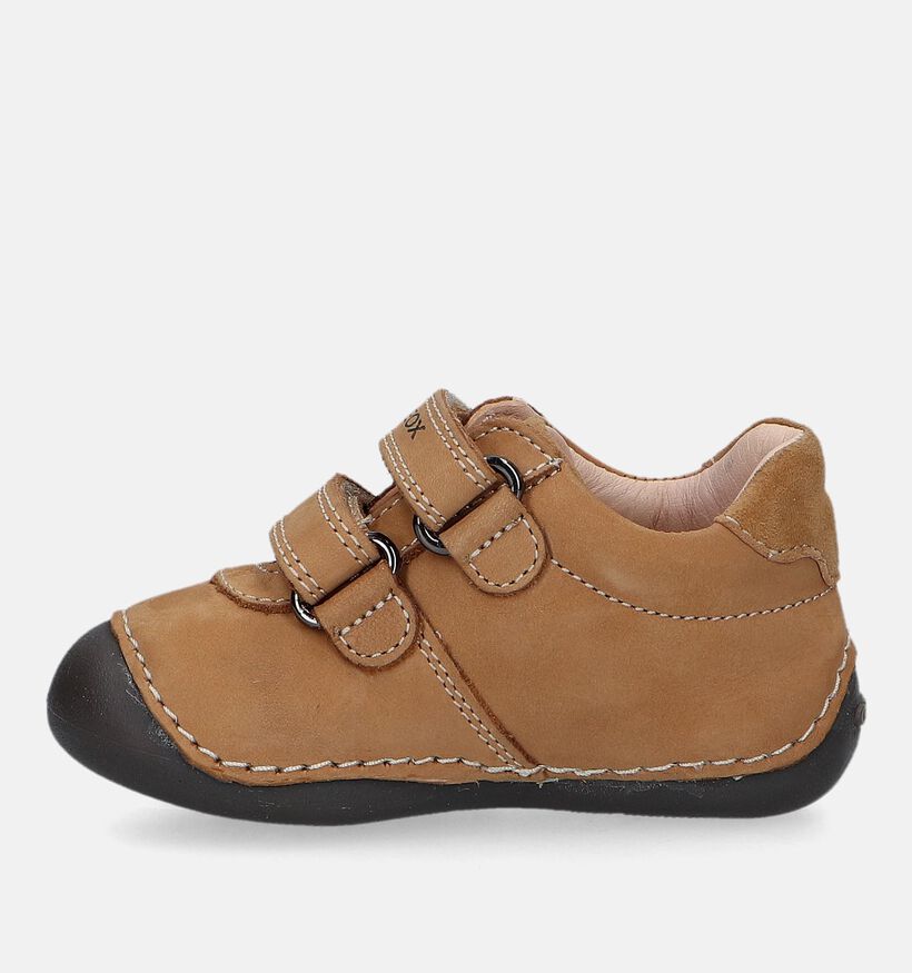 Geox Tutim Cognac Babyschoentjes voor jongens (329874) - geschikt voor steunzolen