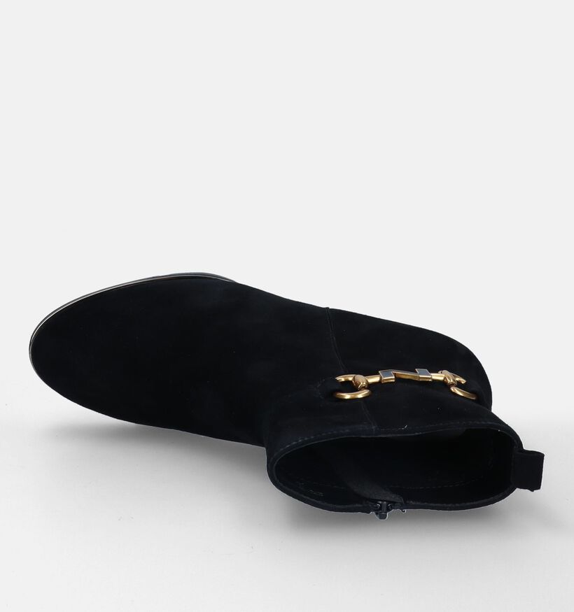 Nathan-Baume Bottines &agrave; talons en Noir pour femmes (332397) - pour semelles orthop&eacute;diques