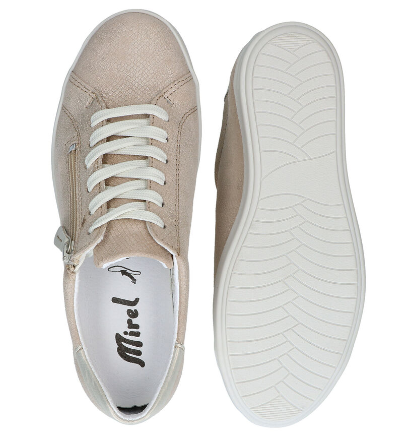 Mirel Sally Gouden Lage Schoenen in leer (285560)