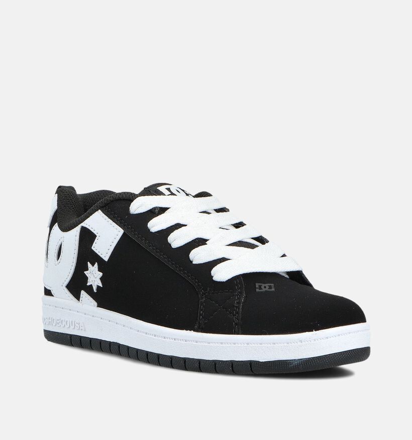 DC Shoes Court Graffik Baskets basses en Noir pour garçons (360788) - pour semelles orthopédiques