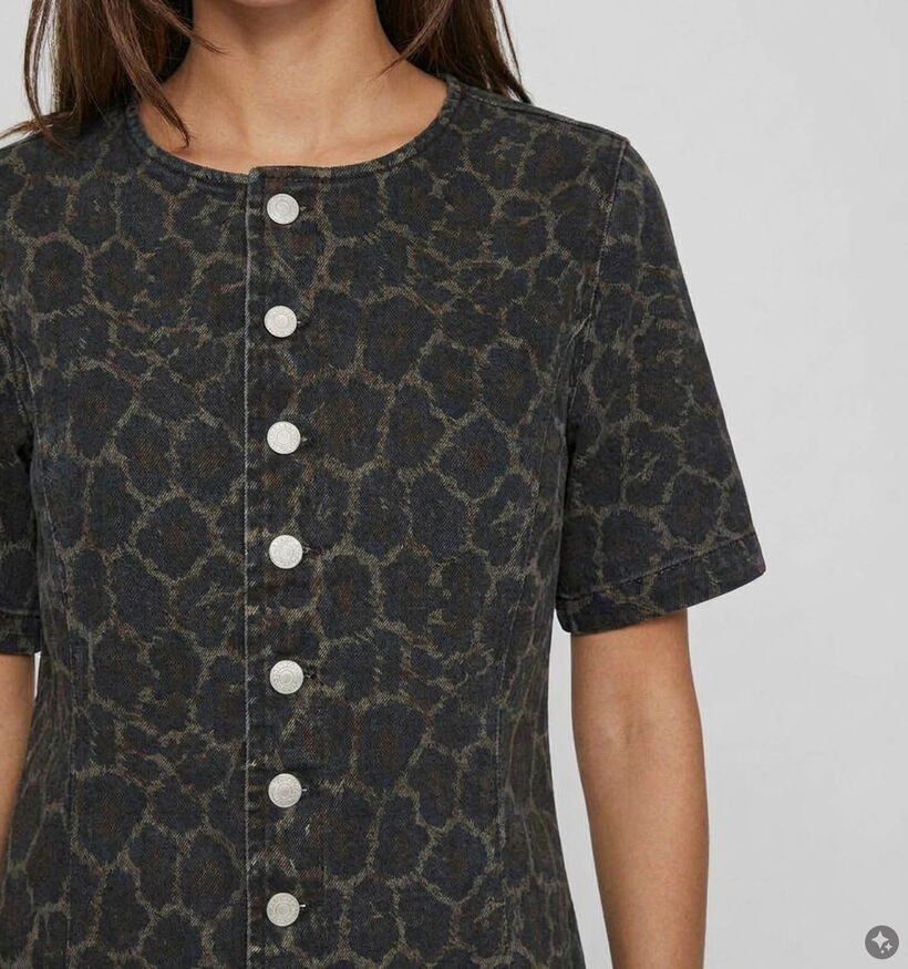 Pieces Eida Donkerbruine Midi-Jurk voor dames (382084)