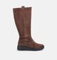 Solemade Noa Donkerbruine Lange Laarzen voor Steunzolen voor dames (380012) - geschikt voor steunzolen
