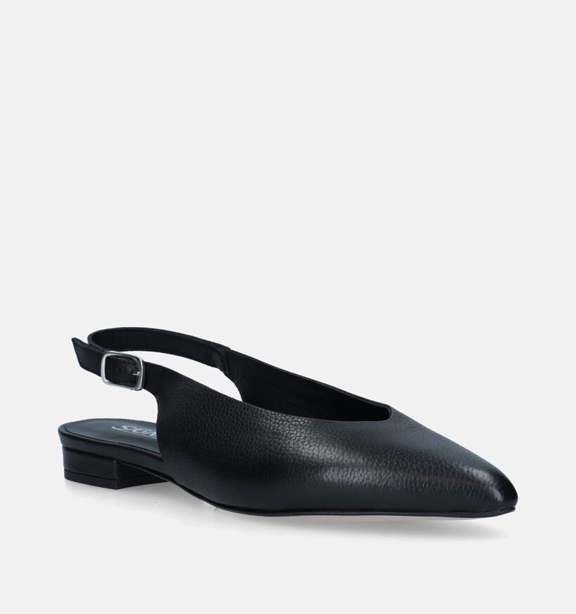 Signatur Zwarte Slingback ballerina's voor dames (337938)