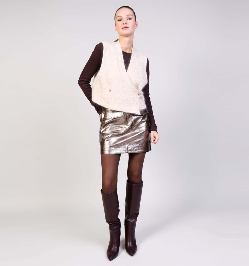 Orfeo Pilla Gilet en Beige pour femmes (365794)