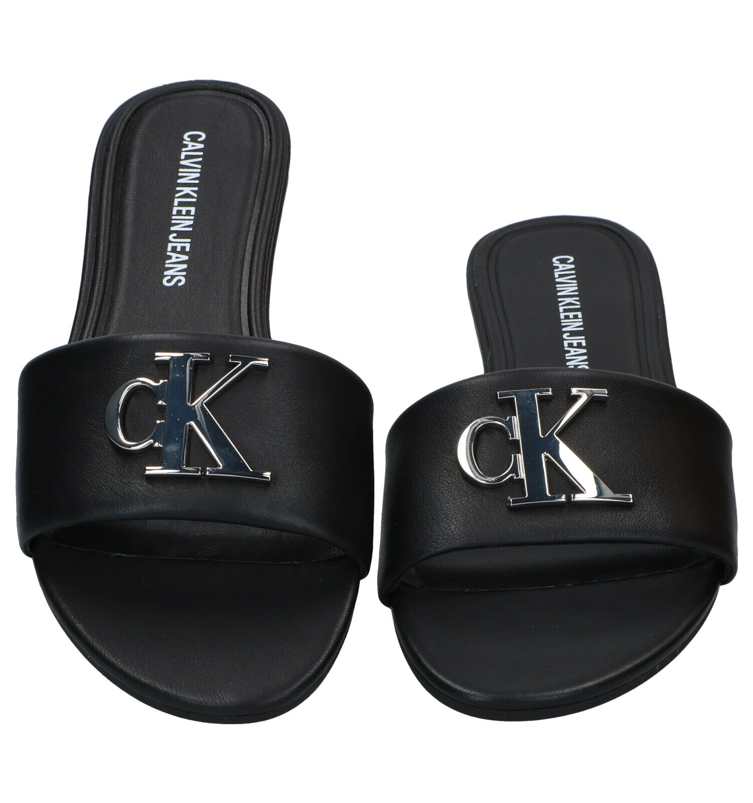 Calvin Klein Zwarte Muiltjes Dames Slippers Online op TORFS.BE