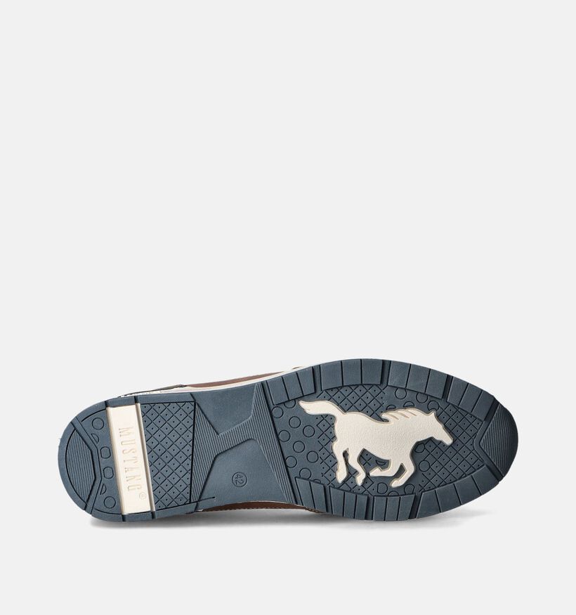 Mustang Cognac Veterschoenen voor heren (351329)