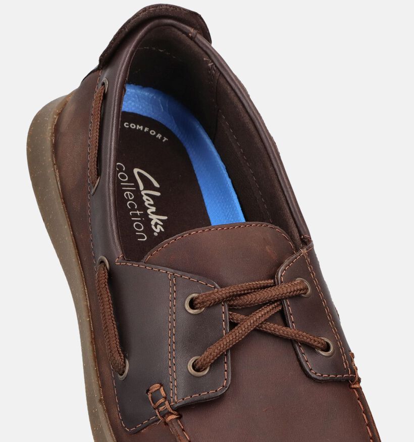 Clarks Flexway 2Eye Donkerbruine Bootschoenen voor heren (370694) - geschikt voor steunzolen