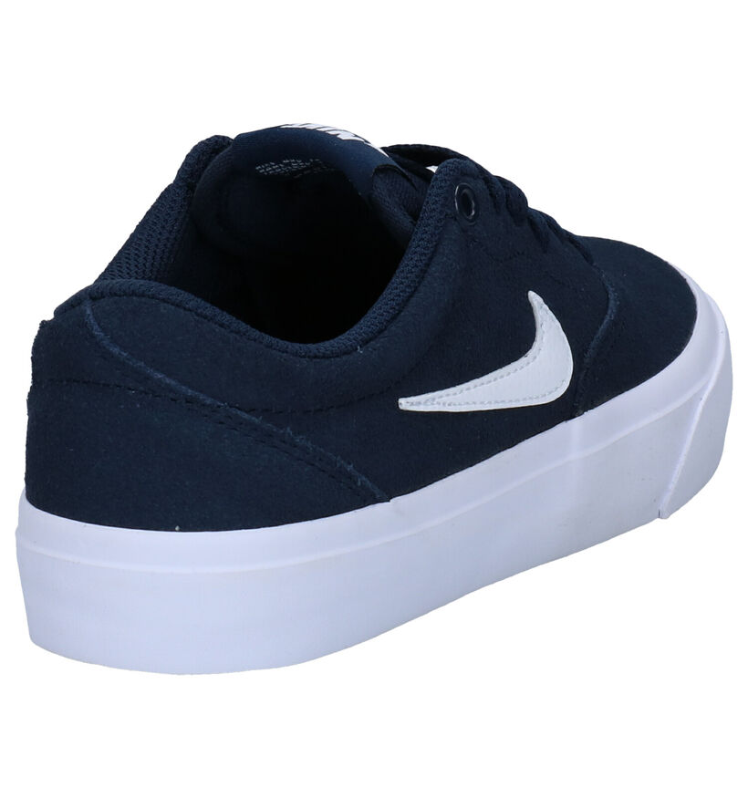 Nike SB Charge Baskets en Noir en nubuck (274612)