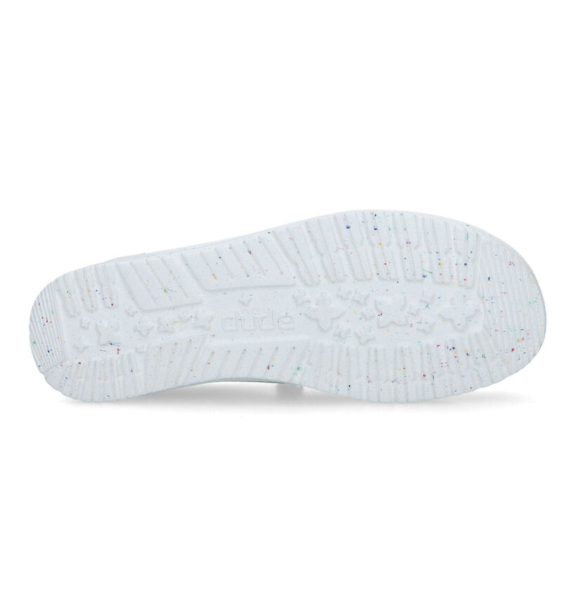 HEYDUDE Wendy Natural Loafers en Blanc pour femmes (324435) - pour semelles orthopédiques