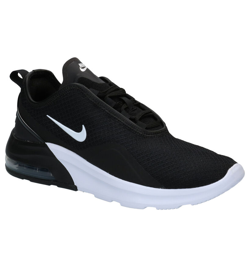 Nike Air Max Motion 2 Zwarte Sneakers in stof (266630)