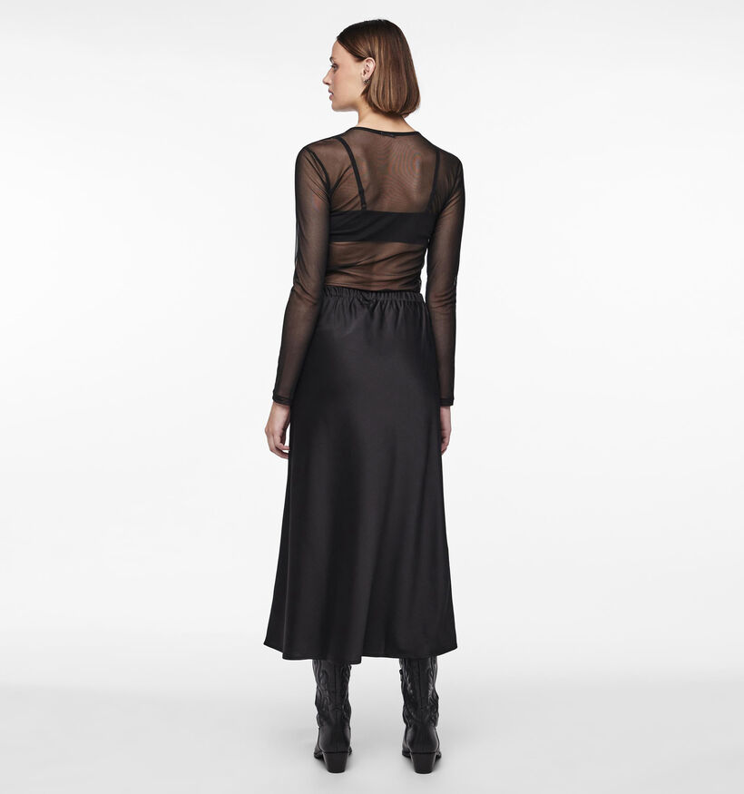 Pieces Norella HW Ankle Groene Satijnen Rok voor dames (339702)