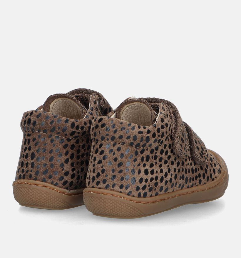 Naturino Cocoon Bruine Babyschoenen voor meisjes (331576) - geschikt voor steunzolen