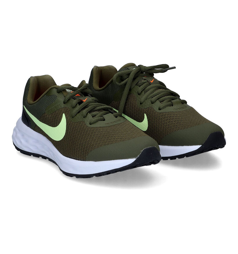 Nike Revolution 6 Baskets en Kaki pour filles, garçons (316286)