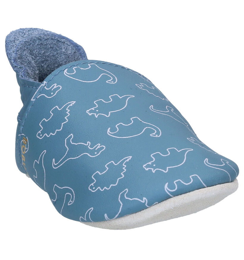 Bobux Dino Chaussons pour bébé en Bleu pour garçons (294784)